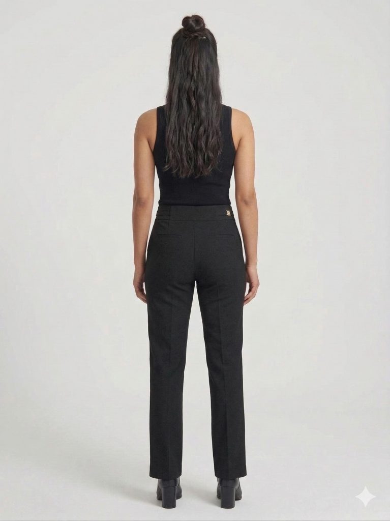 EKOL Aksesuar Detaylı Pantolon 4042 - Siyah