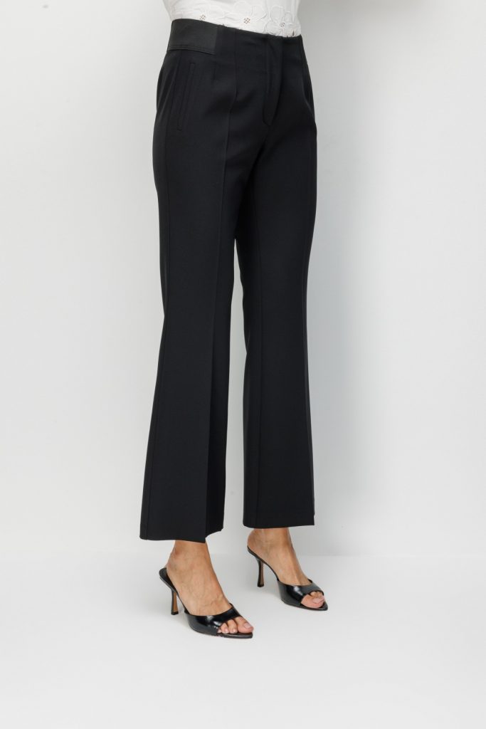 EKOL İspanyol Paça Lastikli Pantolon 4162 - Siyah