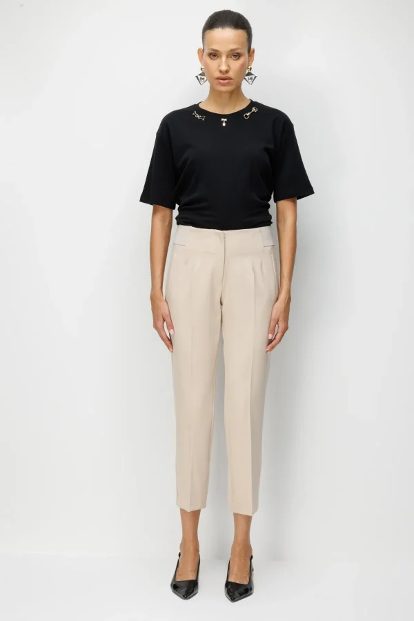 EKOL Kalın Lastikli Dar Paça Pantolon 4166