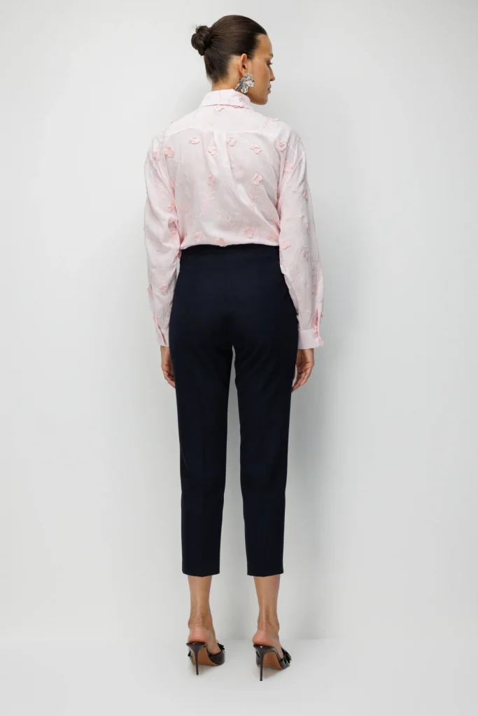 EKOL Kalın Lastikli Dar Paça Pantolon 4166 - Lacivert