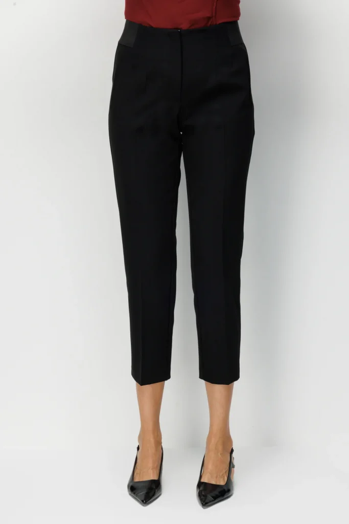 EKOL Kalın Lastikli Dar Paça Pantolon 4166 - Siyah