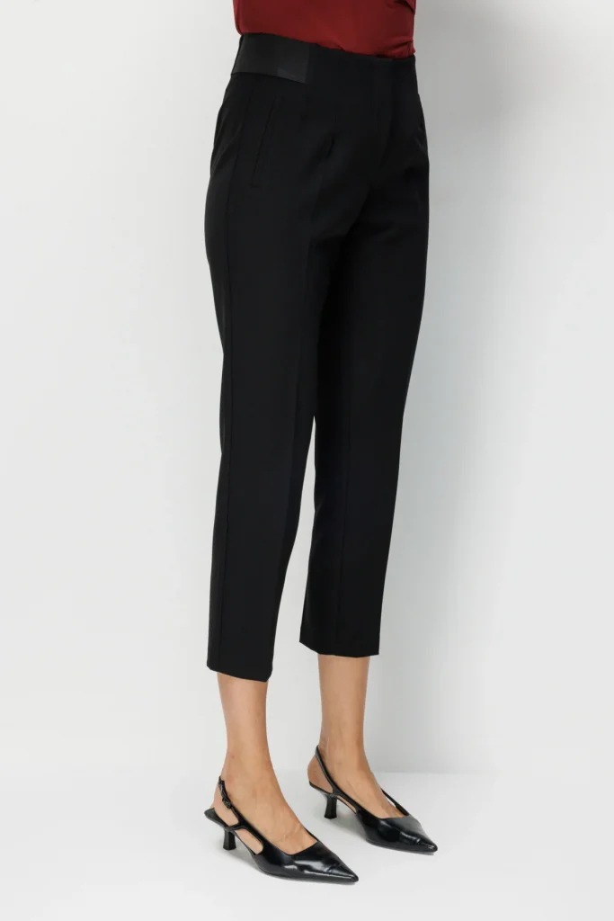 EKOL Kalın Lastikli Dar Paça Pantolon 4166 - Siyah