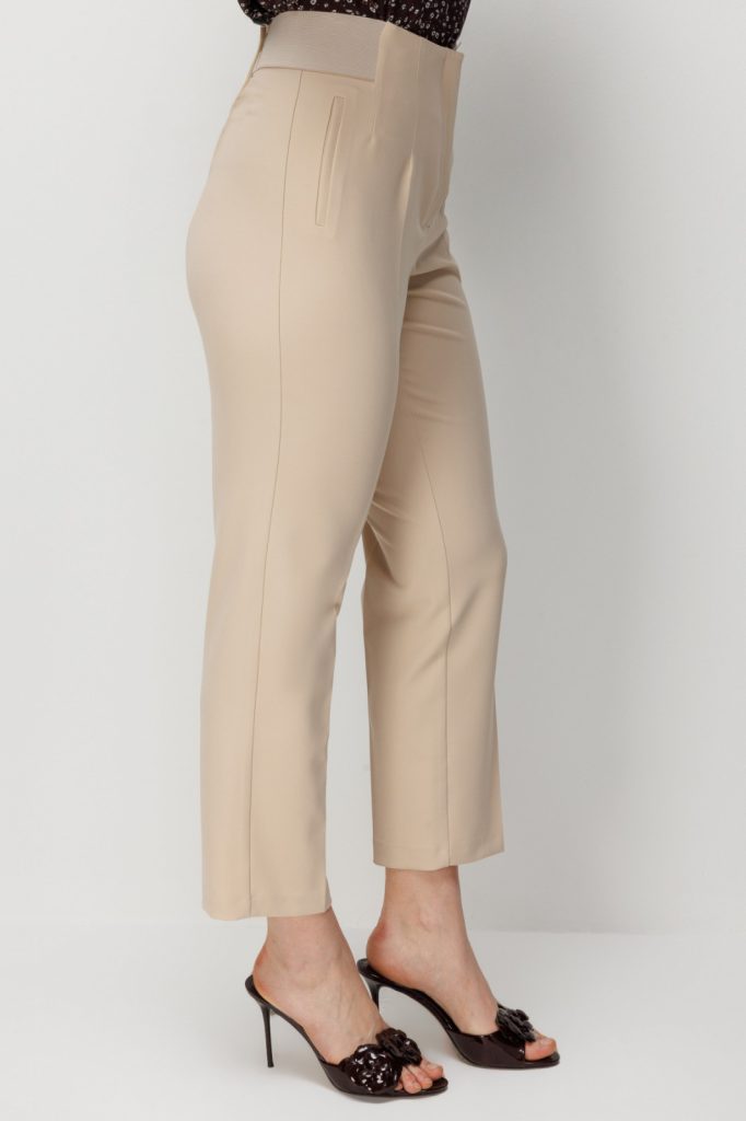 EKOL Beli Kalın Lastikli Dar Paça Pantolon 4168