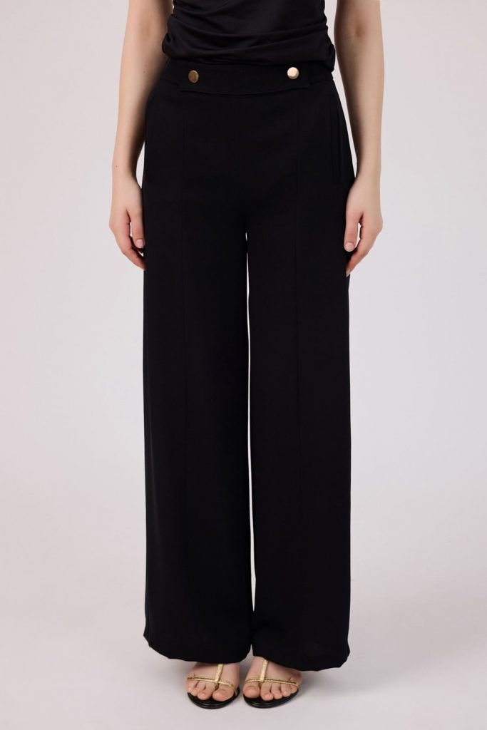 FEVER Kup Dikişli Pantolon 12005 - Siyah