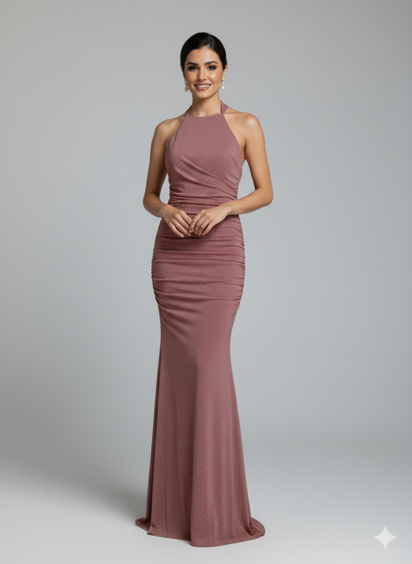 FİMKA Sırt Dekolteli Abiye 5260