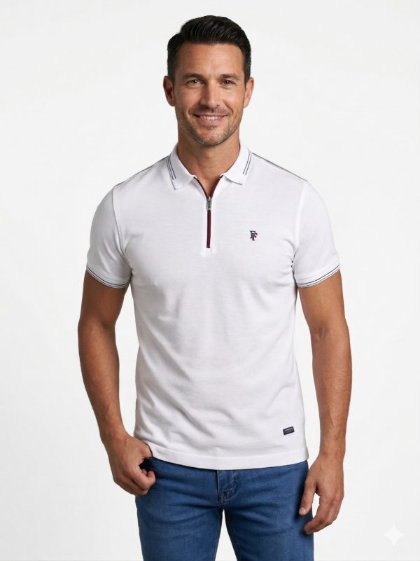 FORMENTİ Fermuar Yaka T-Shirt 1601