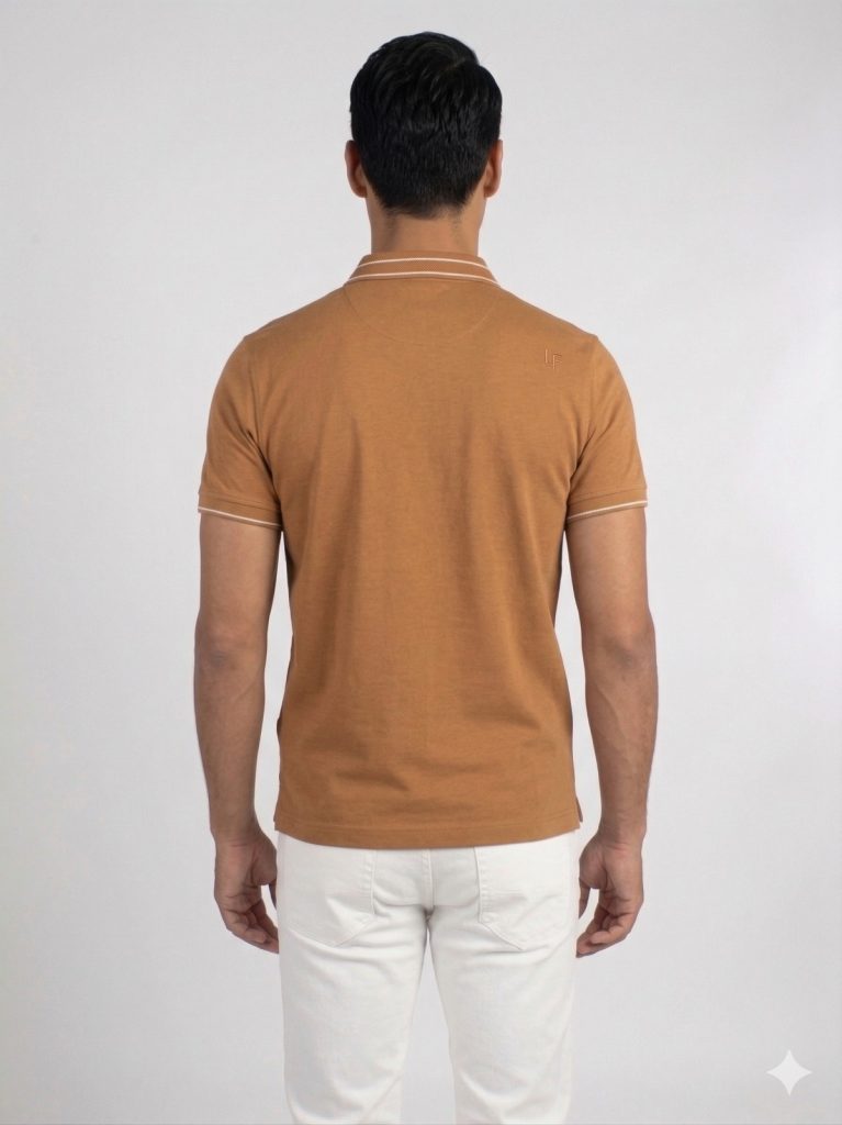 FORMENTİ TRegular Fit Yaka Detaylı Merserize  Polo Tişört 1604 - TARÇIN