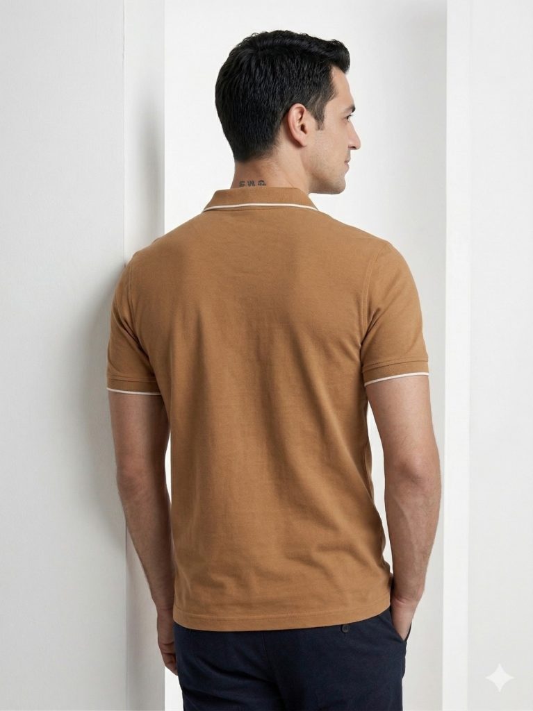 FORMENTİ Erkek Fermuar Yaka T-shirt 1614 - TARÇIN