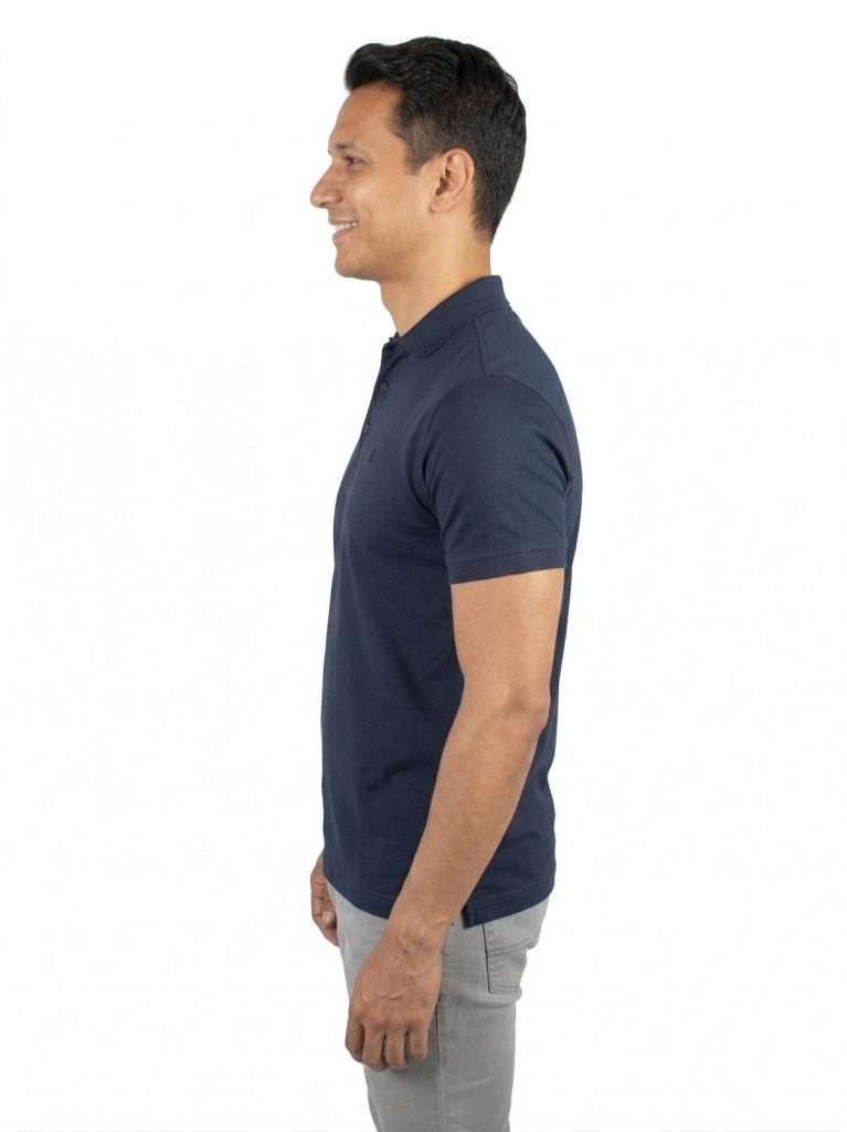 FORMENTİ Regular Fit Merserize  Polo Yaka Tişört 6035 - Lacivert