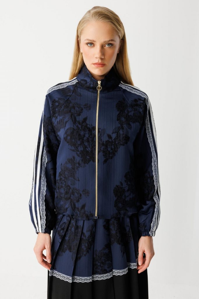 Ghisa Dantel Detaylı 2"li Takım  3248 - Lacivert