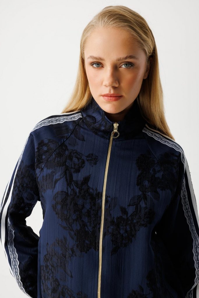 Ghisa Dantel Detaylı 2"li Takım  3248 - Lacivert