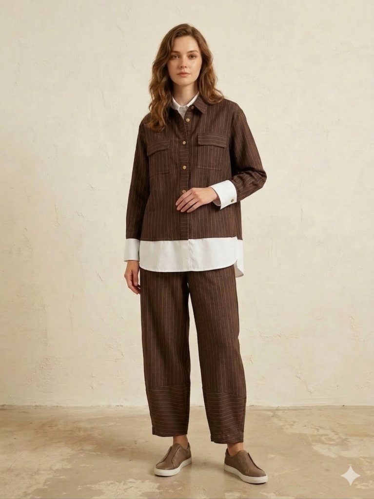 GHİSA Cep Detaylı 2'Lİ Takım 9172 - kahve