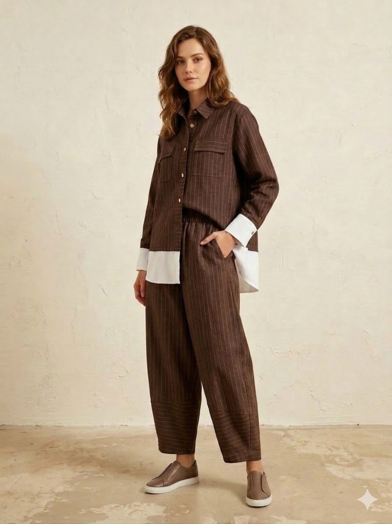 GHİSA Cep Detaylı 2'Lİ Takım 9172 - kahve