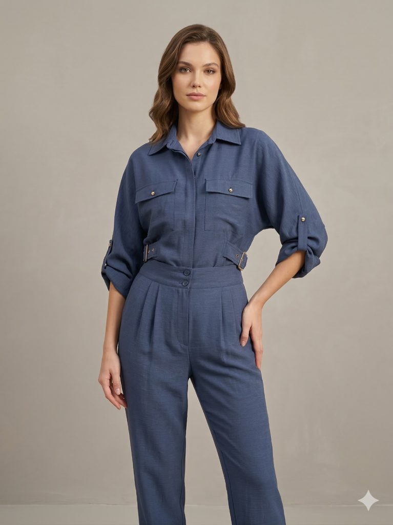 GHİSA Kemer Detaylı 2'Lİ TAKIM 9189