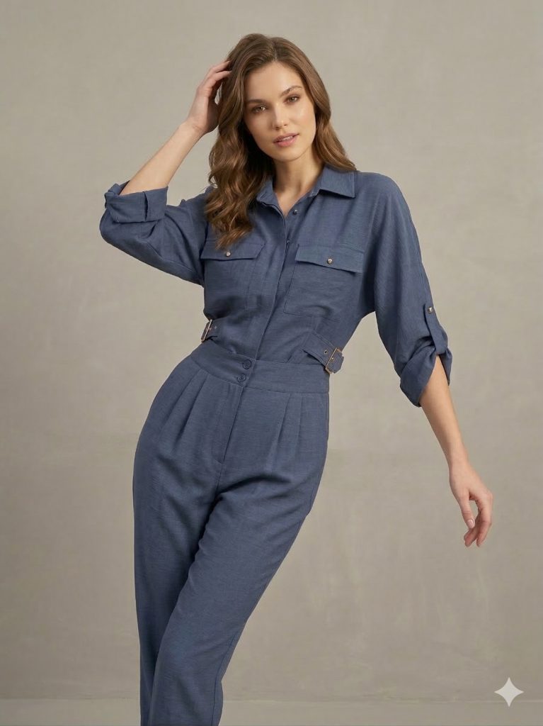 GHİSA Kemer Detaylı 2'Lİ TAKIM 9189