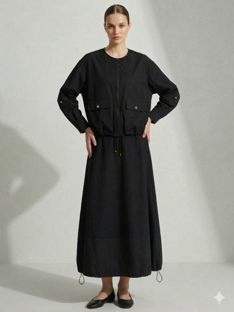 GHİSA Cep Detaylı 2'Lİ TAKIM 9279 - Siyah