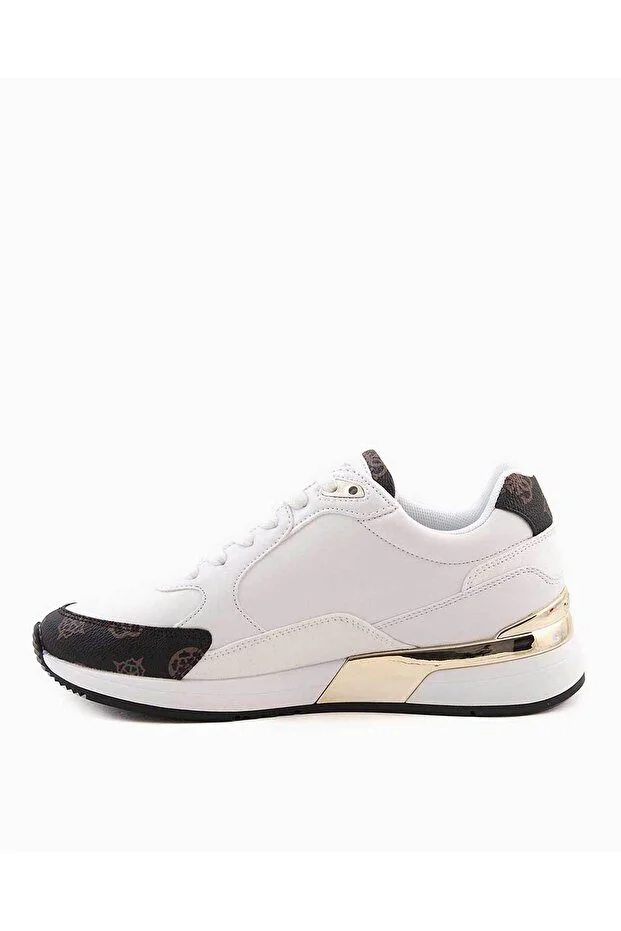 GUESS Kadın Moxea Kadın Sneaker FL5MOXFAL12 - beyaz-kahve