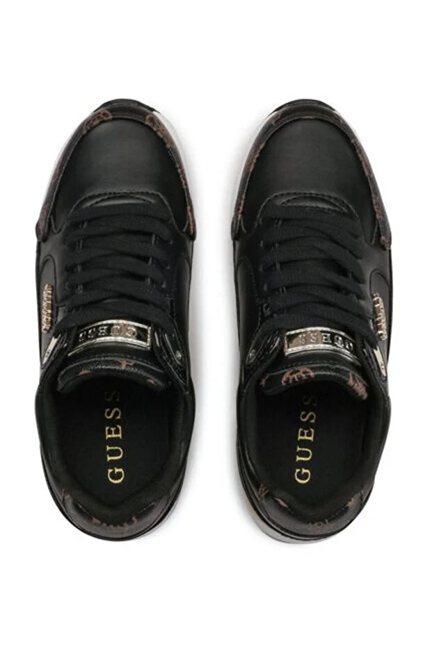 GUESS Kadın Moxea Kadın Sneaker FL5MOXFAL12 - SİYAH-KAHVE