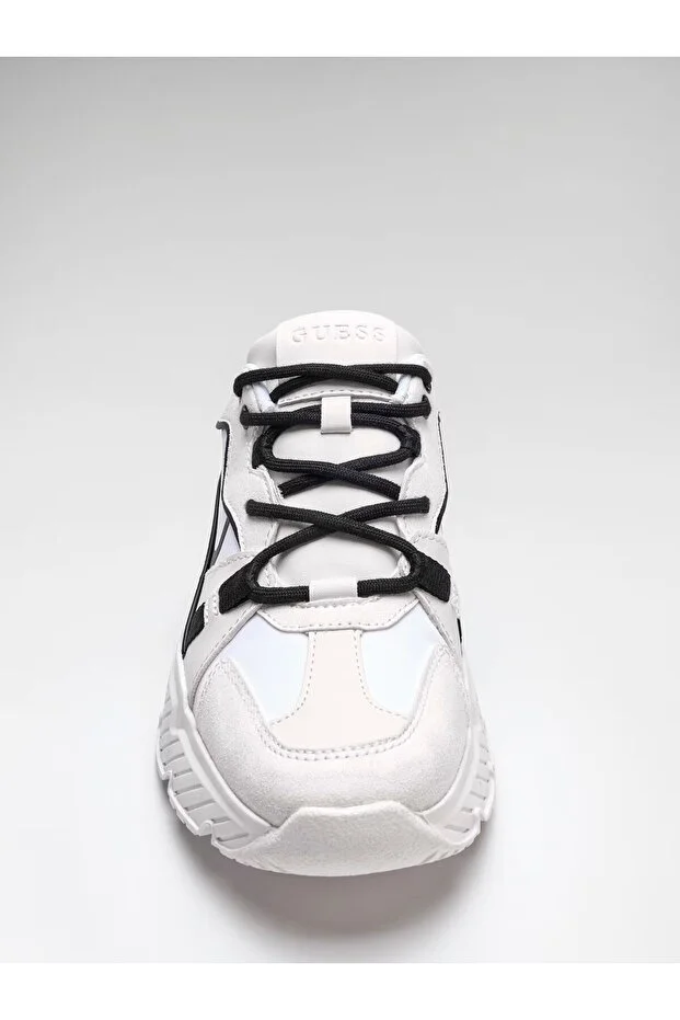 GUESS Carrli Kadın Sneaker FLJCR6ELE12 - BEYAZ-SİYAH
