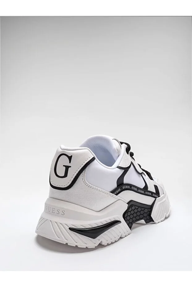 GUESS Carrli Kadın Sneaker FLJCR6ELE12 - BEYAZ-SİYAH