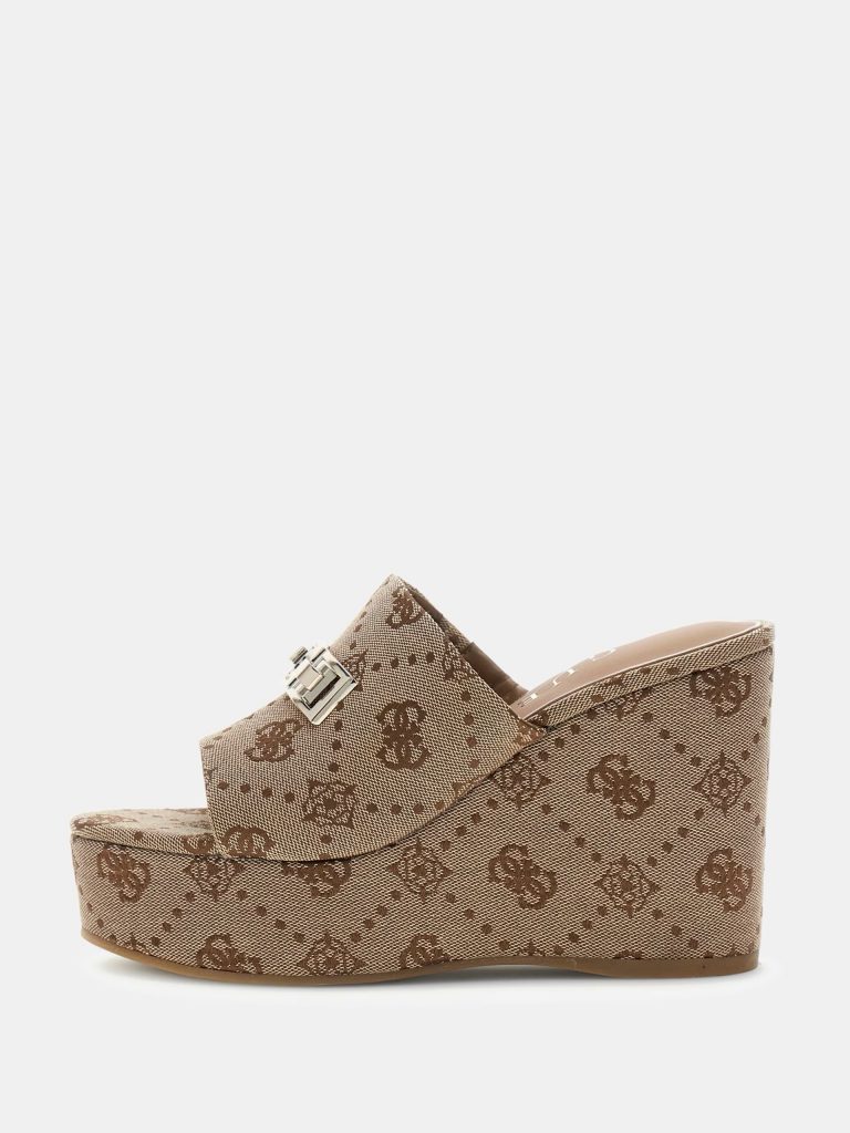 GUESS Evenza G Logo Wedge FLJEVZFAL04 - KREM