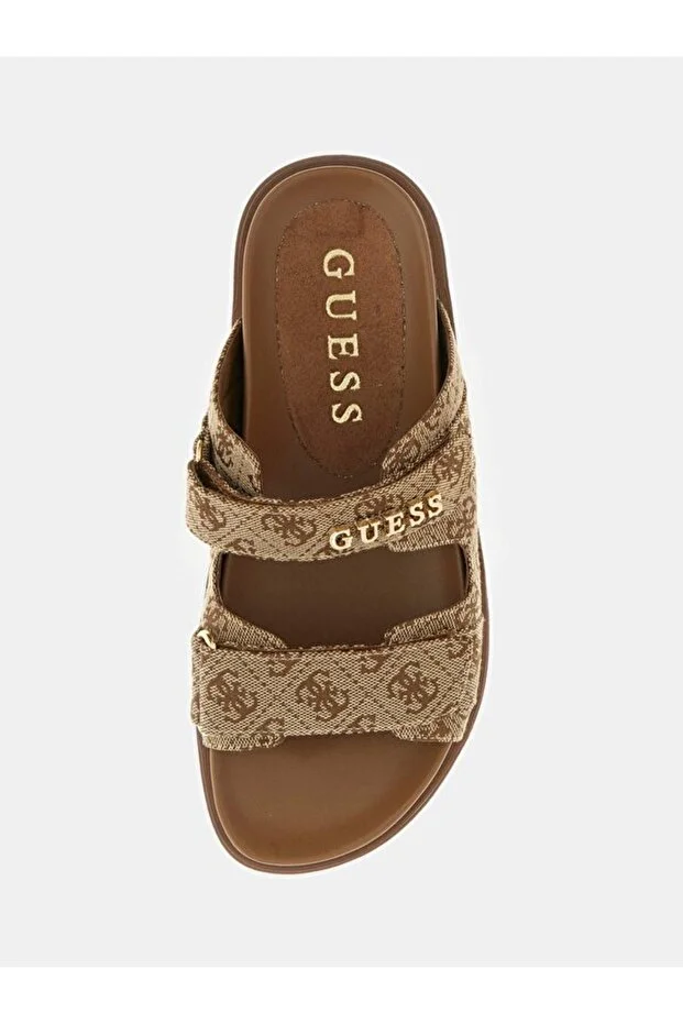 GUESS Faxon Kadın Sandalet FLJF2XFAL03 - bej-kahve