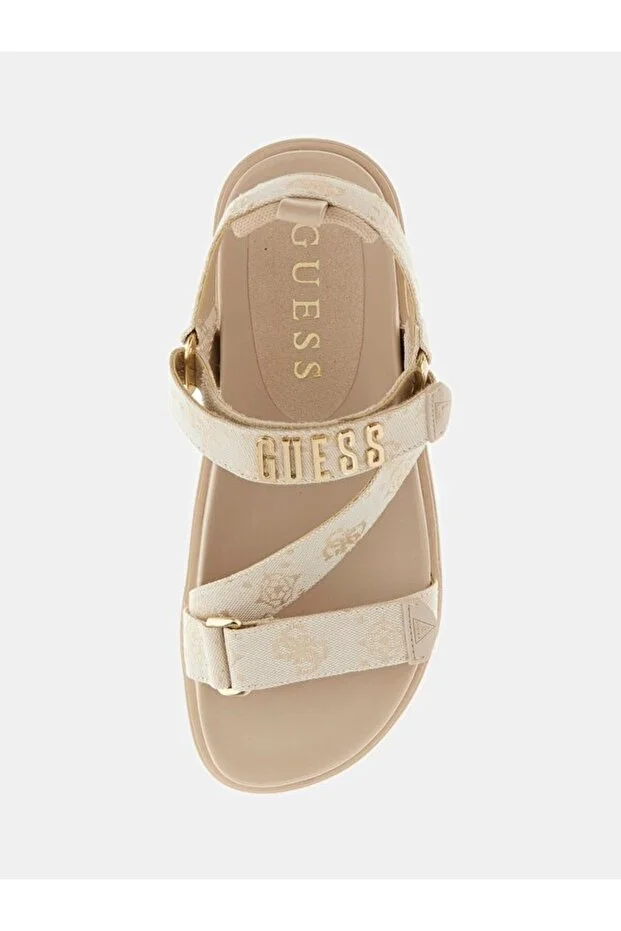 GUESS Fetta Kadın Sandalet FLJFTTFAL03 - KREM