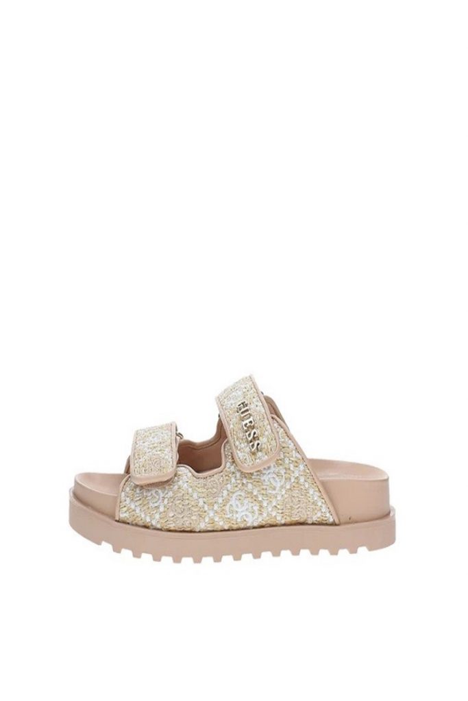 GUESS Allover Logo Terlik FLJFZZFAB19 - EKRU