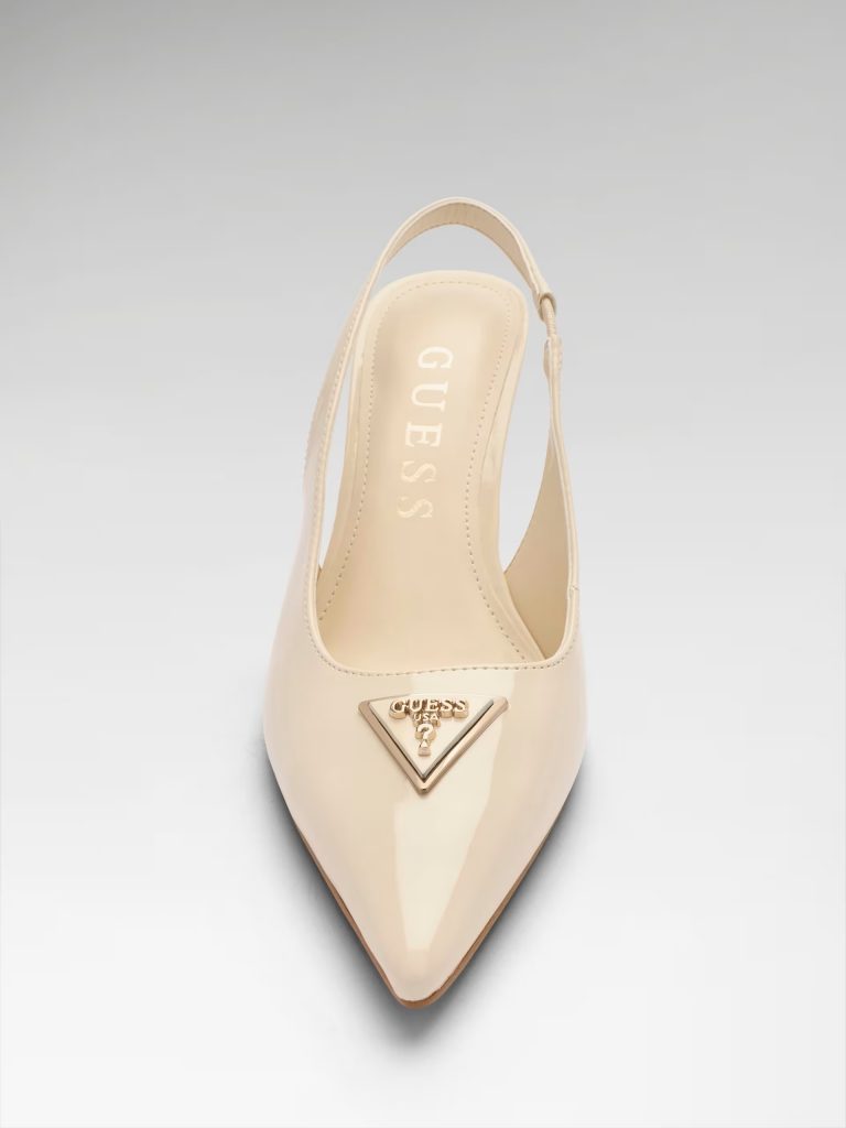 GUESS Rugan Topuklu Ayakkabı FLJNASPAF05 - KREM