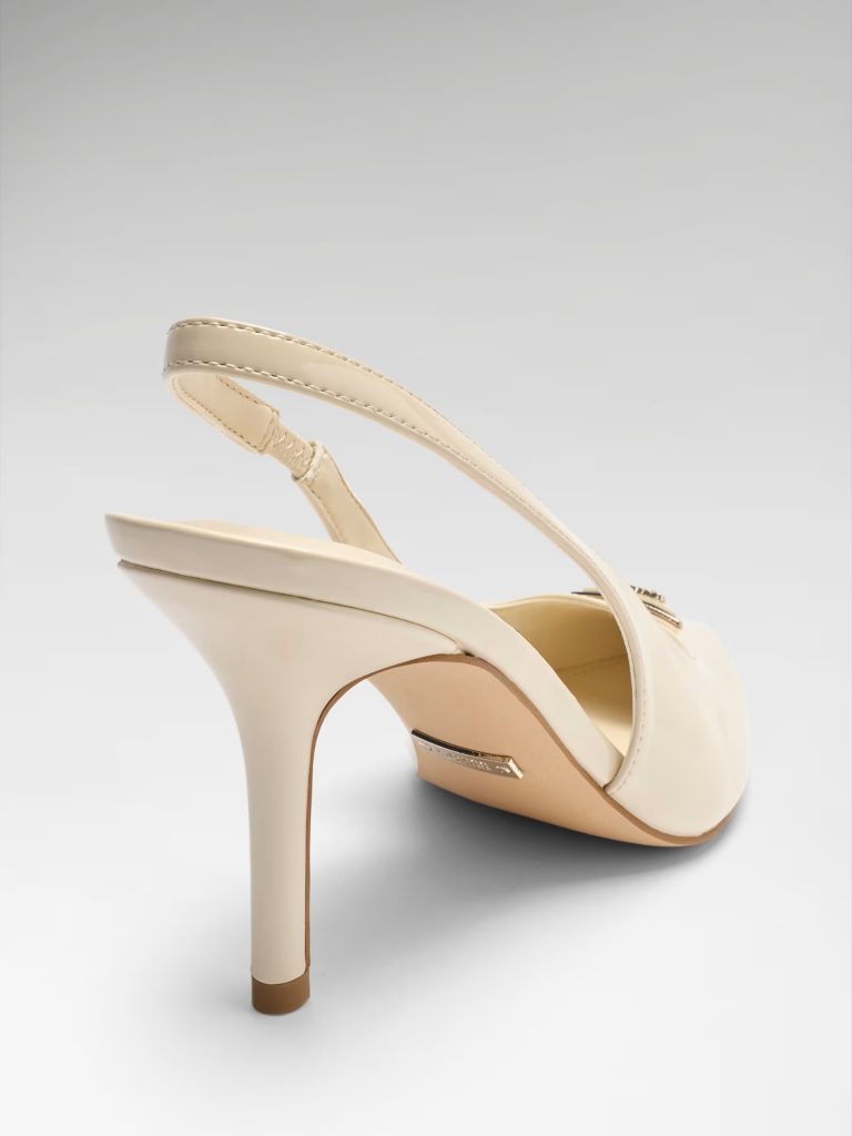 GUESS Rugan Topuklu Ayakkabı FLJNASPAF05 - KREM