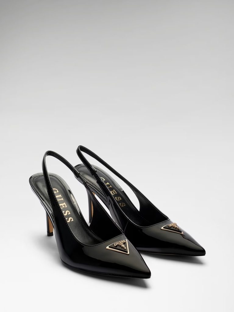 GUESS Rugan Topuklu Ayakkabı FLJNASPAF05 - Siyah