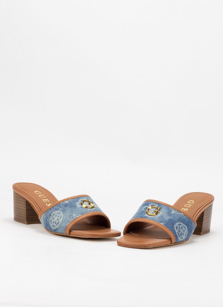 GUESS Kadın Terlik FLJUL2FAL19 - MAVİ