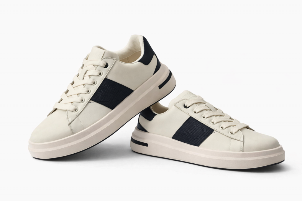 GUESS Yan Şeritli Erkek Ayakkabı FMJEBALEA12 - BEYAZ-LACİ