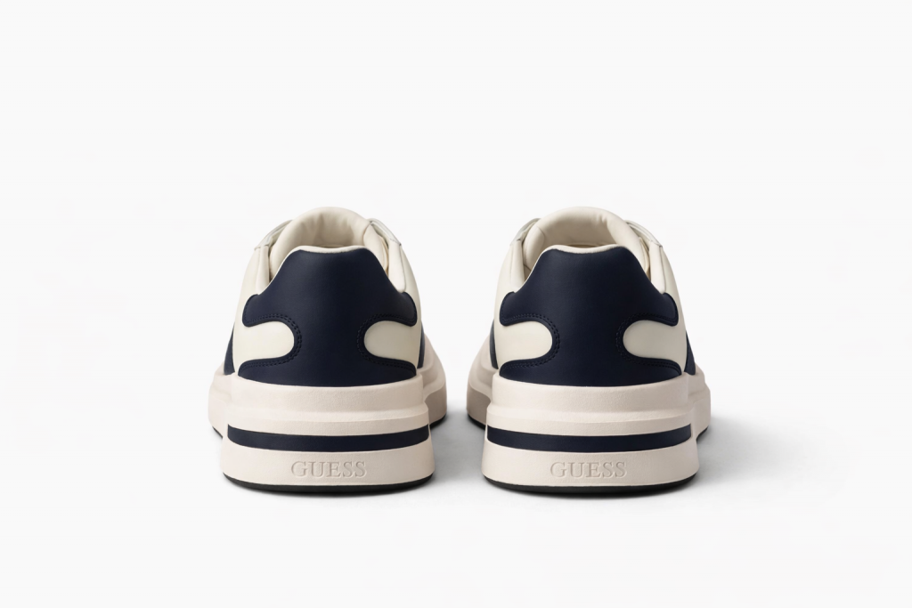 GUESS Yan Şeritli Erkek Ayakkabı FMJEBALEA12 - BEYAZ-LACİ