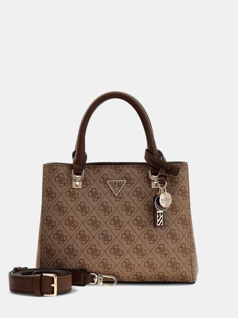 GUESS Noelle 4G Logolu El Çantası HWBG9672050 - kahve