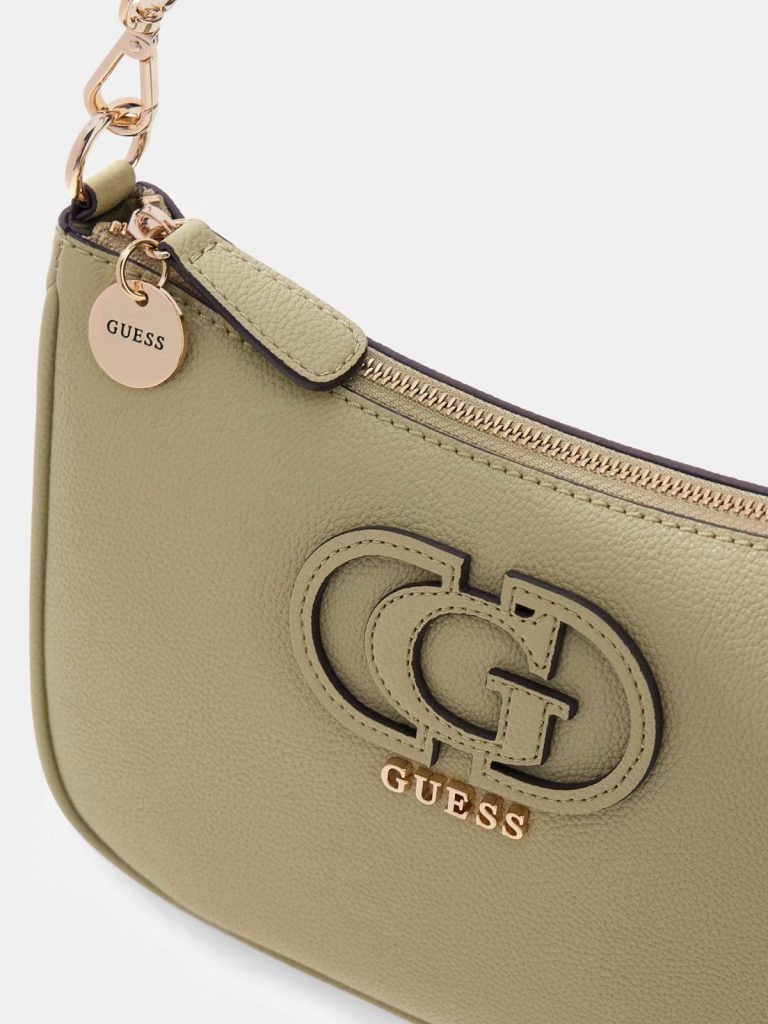 GUESS Isola Logo Omuz Çantası HWBG9905180 - YEŞİL
