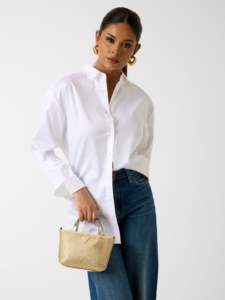 GUESS Tasmin Rhinestones El Çantası  HWRG9931750 - gold