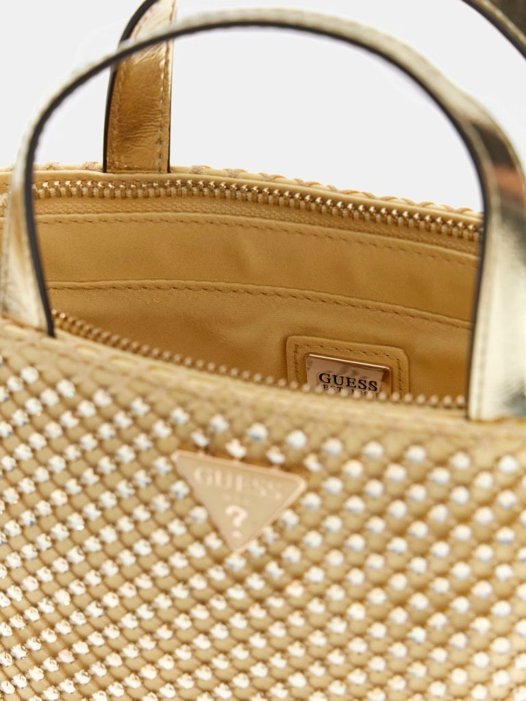 GUESS Tasmin Rhinestones El Çantası  HWRG9931750 - gold