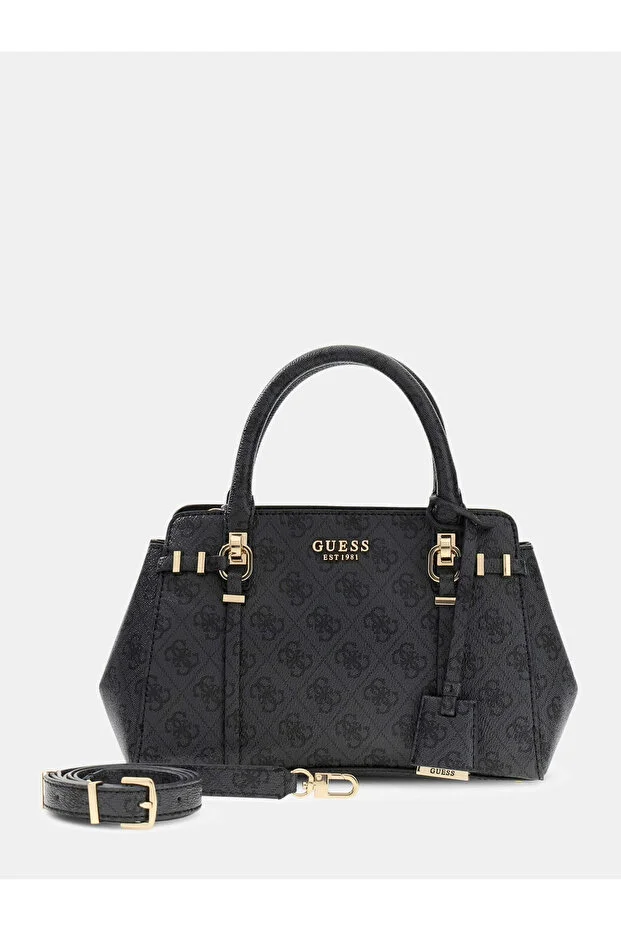 GUESS Logolu Küçük Çok Bölmeli Kadın Antrasit El Çantası HWSG9917050 - ANTRASİT