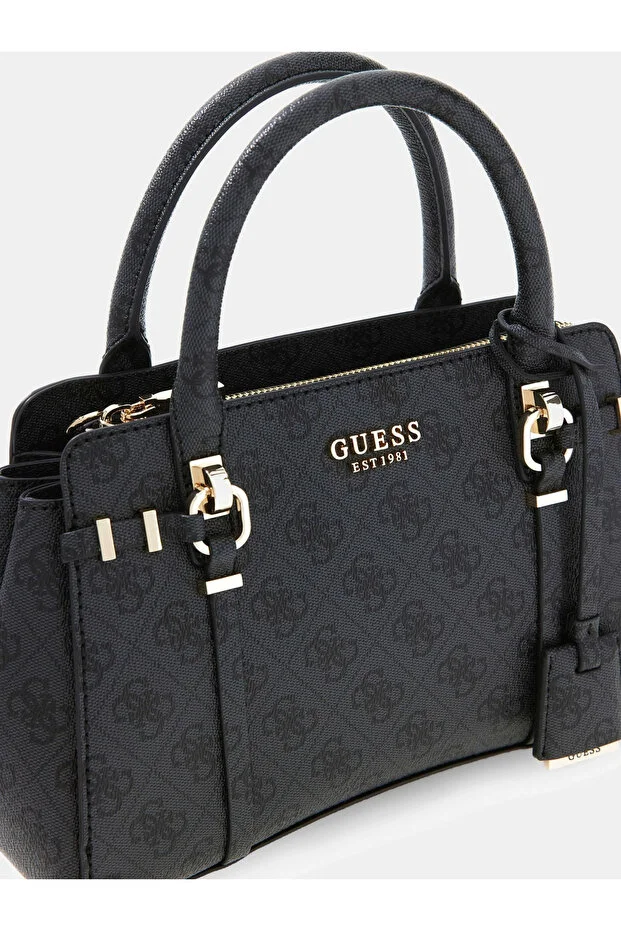 GUESS Logolu Küçük Çok Bölmeli Kadın Antrasit El Çantası HWSG9917050 - ANTRASİT