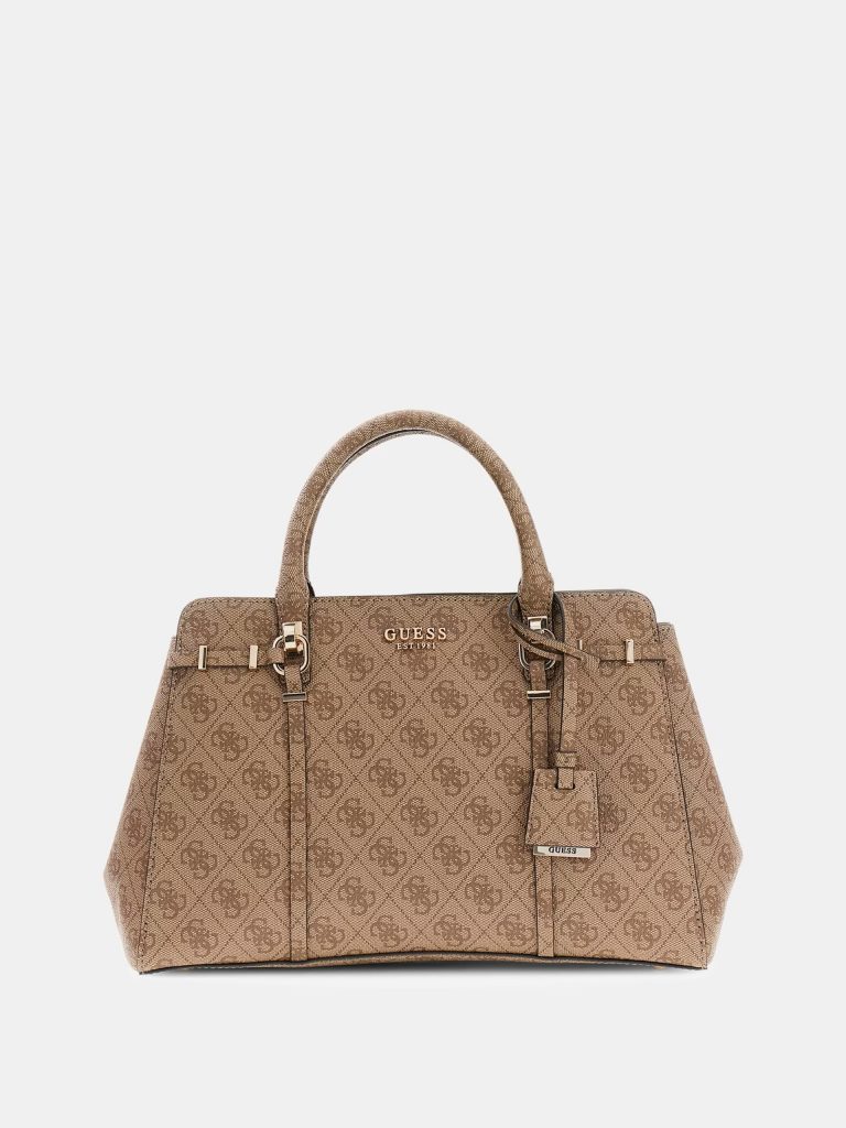 GUESS Leona Logo El Çantası HWSG9917060 - Latte