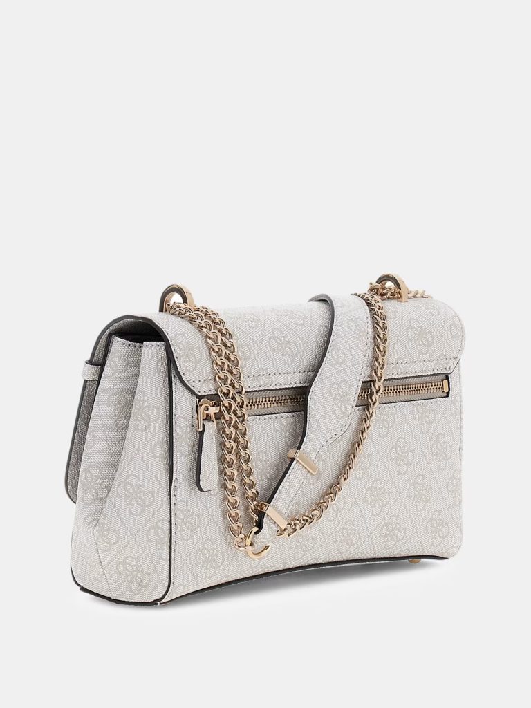 GUESS Leona Logo Çapraz Askılı Çanta HWSG9917210 - kemik