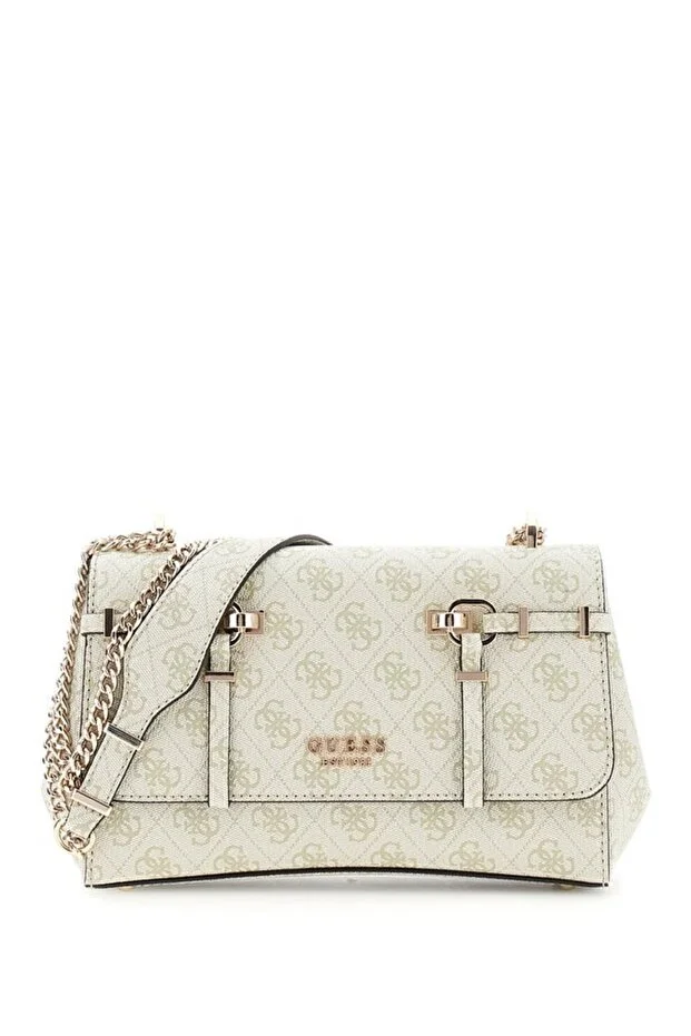 GUESS Leona Logo Çapraz Askılı Çanta HWSG9917210 - YEŞİL