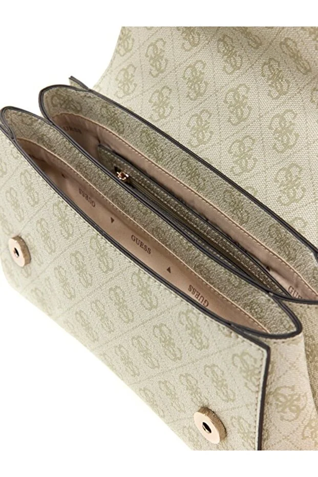 GUESS Leona Logo Çapraz Askılı Çanta HWSG9917210 - YEŞİL