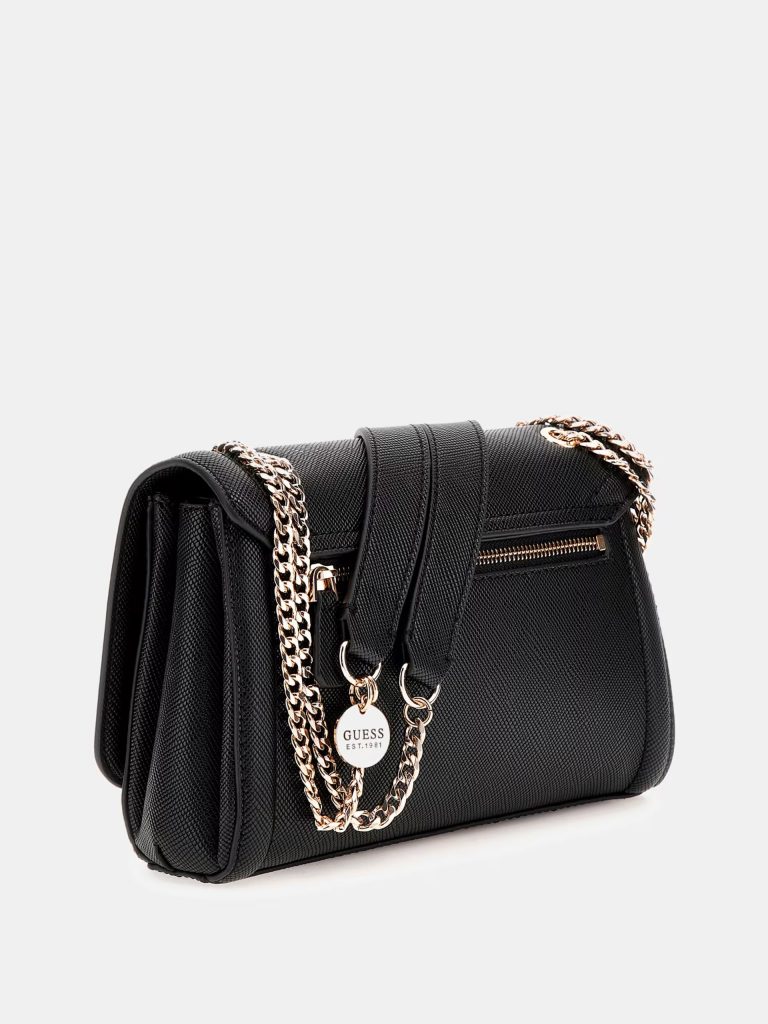 GUESS Noelle Saffiano Mini Çapraz Çanta HWZG9672210 - Siyah