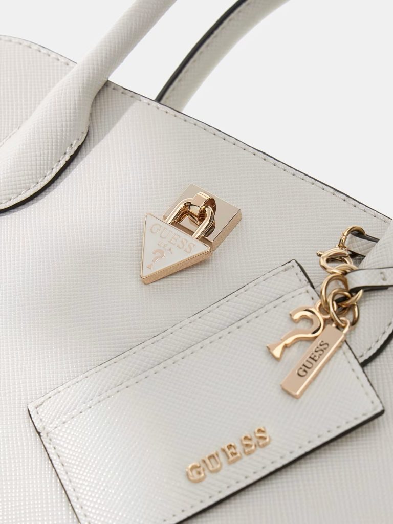 GUESS Patsie Logo El Çantası HWZG9919060 - Beyaz