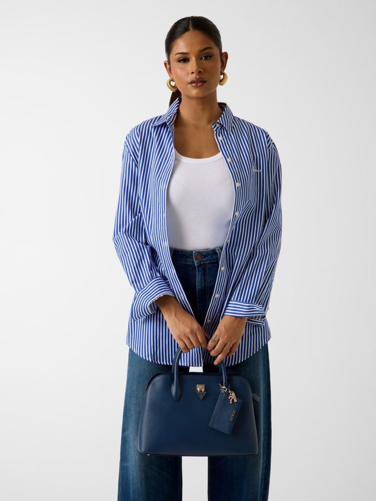 GUESS Patsie Logo El Çantası HWZG9919060 - Lacivert