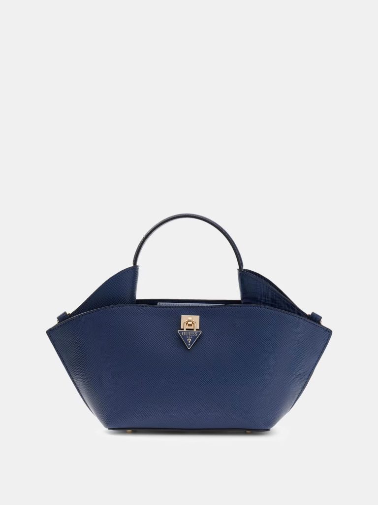 GUESS Patsie Logo Logolu El Çantası HWZG9919750 - Lacivert