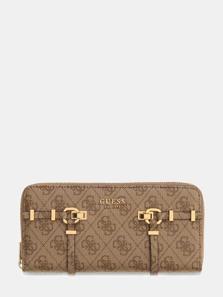 GUESS Leona Logo Cüzdan SWSG9917146 - Latte
