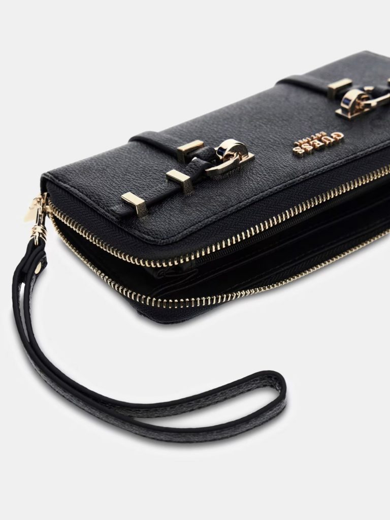 GUESS Leona Logo Cüzdan SWSG9917146 - ANTRASİT